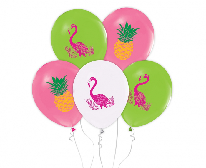 GOD BALOANE LATEX Flamingo&Pineapple, 30cm 5/set GZ-FLA5 [1]