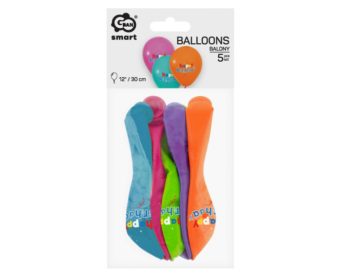 GOD BALOANE LATEX Happy Birthday, pastel, 30cm, 5/set GZ-HBK5 [4]