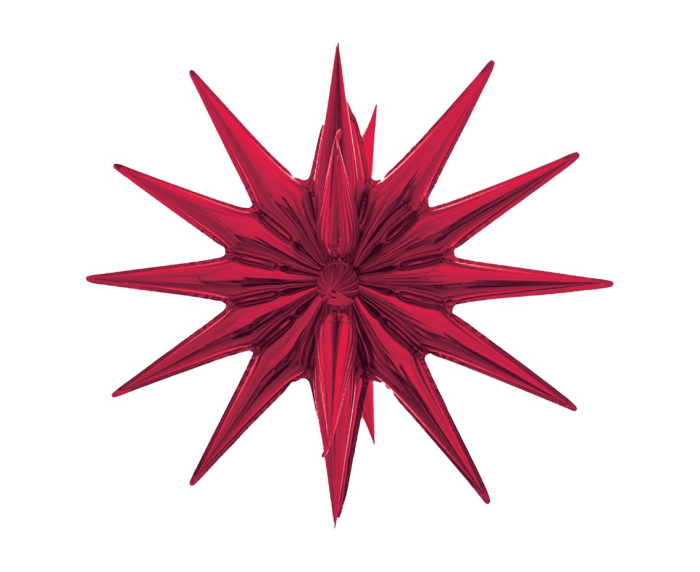 BALON FOLIE ALUMINIU Star 3D, red, 50cm FG-G3CW [2]