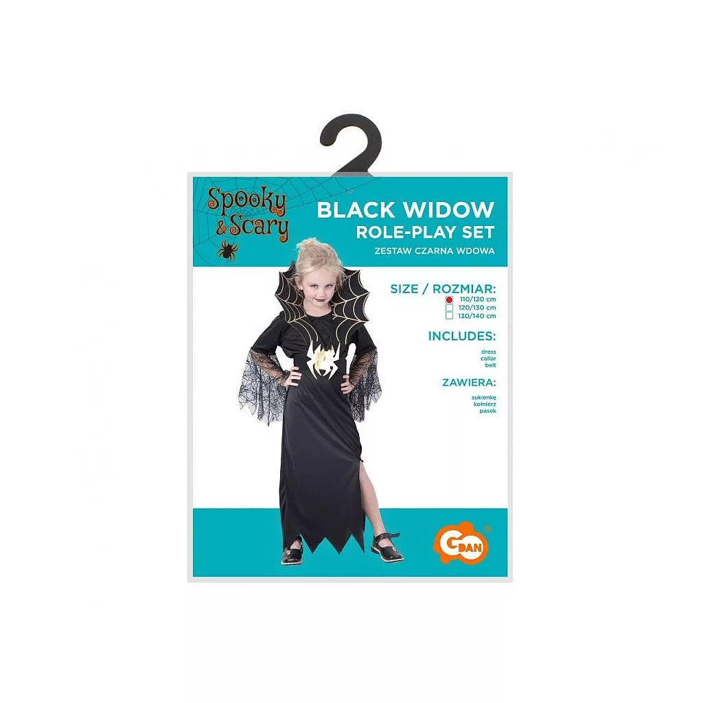 COSTUM PENTRU COPII 120/130CM BLACK WIDOW SL-BW12 [4]