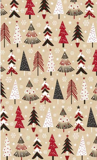 HARTIE AMBALAJ 200*70CM MOTIV CRACIUN KRAFT P2 KRAFT GW 4 [7]