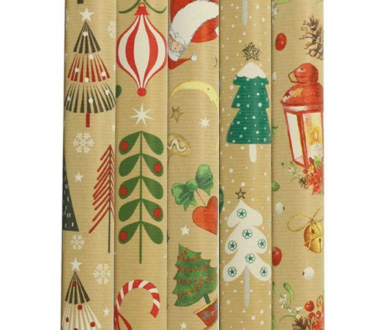 HARTIE AMBALAJ 200*70CM MOTIV CRACIUN KRAFT P2 KRAFT GW 4 [3]