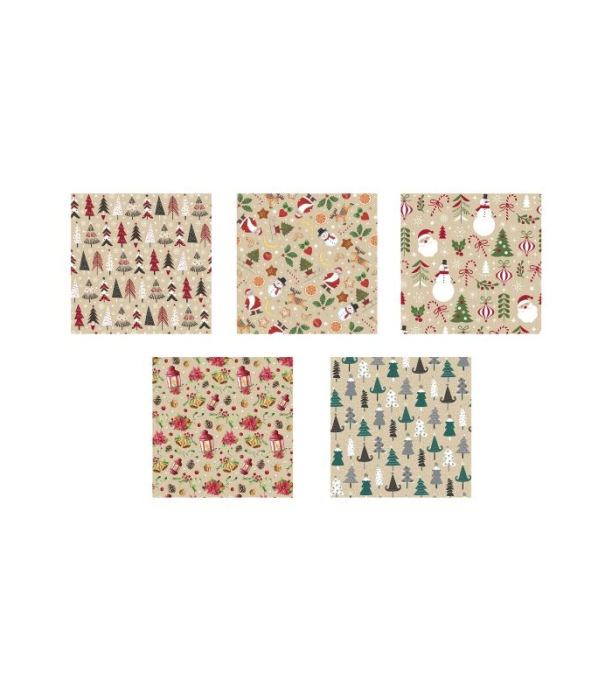 HARTIE AMBALAJ 200*70CM MOTIV CRACIUN KRAFT P2 KRAFT GW 4 [2]