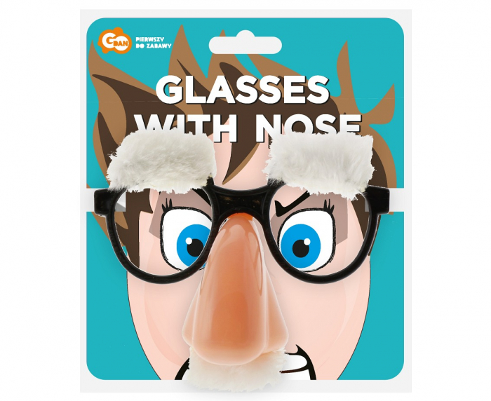 GOD OCHELARI PARTY PROFESOR CU NAS, MUSTATA SI SPRANCENE ALBE HC13715 [3]