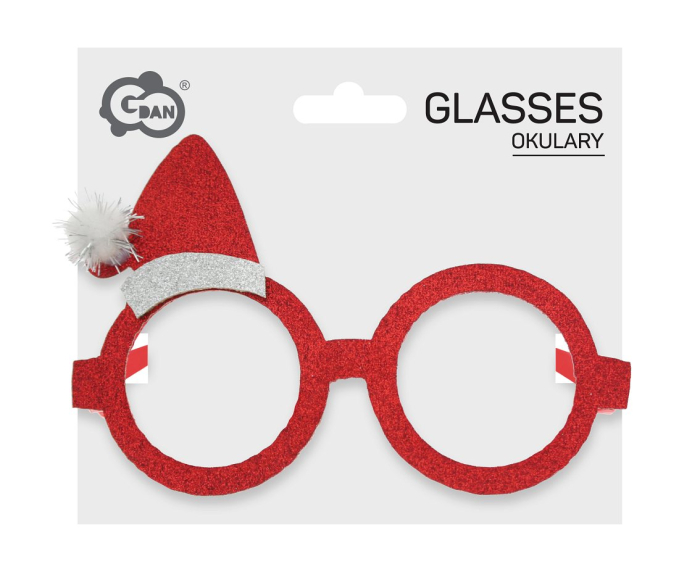 OCHELARI ROSII CU PALARIA LUI MOS CRACIUN NW-OCMI [6]