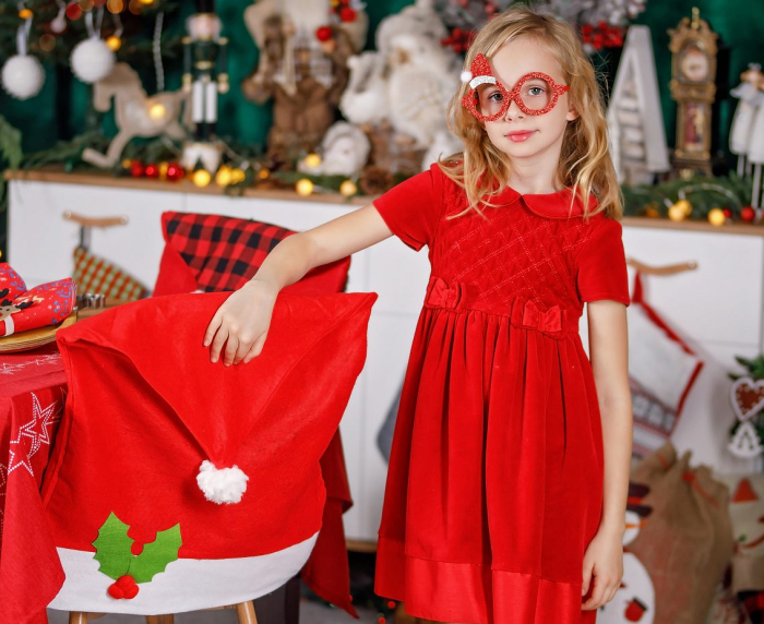 OCHELARI ROSII CU PALARIA LUI MOS CRACIUN NW-OCMI [3]