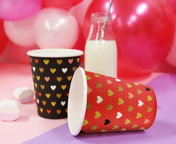 GOD PAHARE CARTON XOXO collection, red, 250ml 6/set PG-KXC6 [2]