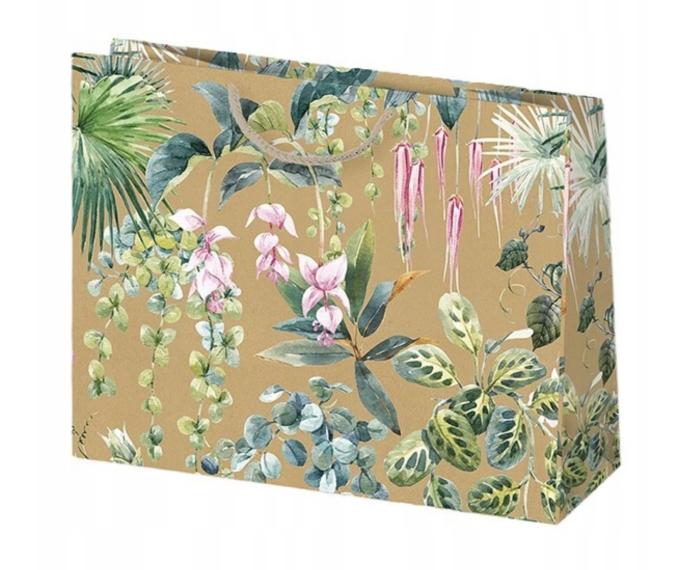 SACOSA CADOU ECO 30*23*10CM KRAFT MIX FLORI NR.49 T6EKO_OG_49 [3]