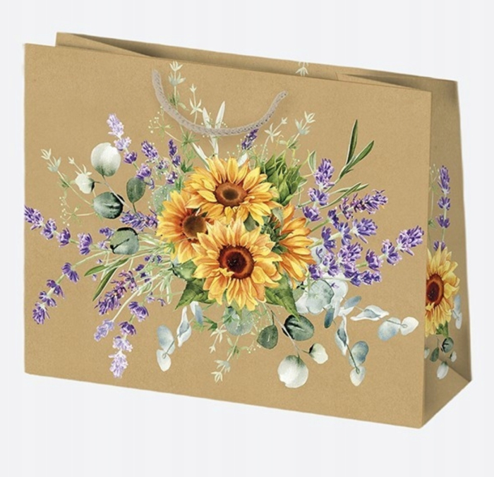 SACOSA CADOU ECO 30*23*10CM KRAFT MIX FLORI NR.49 T6EKO_OG_49 [4]