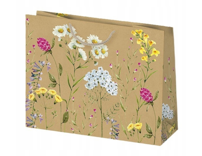 SACOSA CADOU ECO 30*23*10CM KRAFT MIX FLORI NR.49 T6EKO_OG_49 [6]