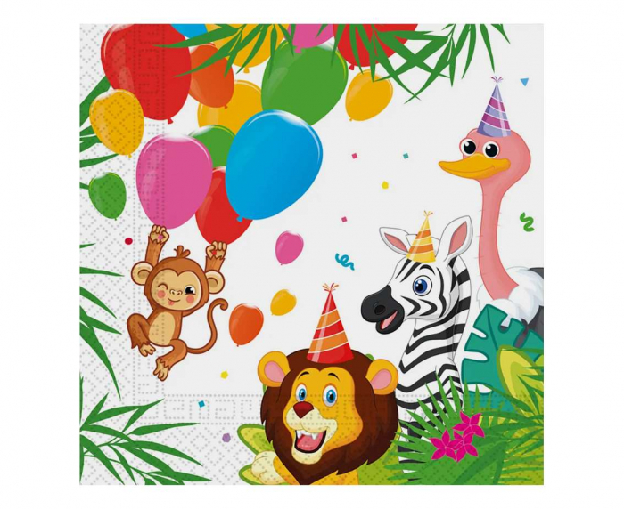 GOD SERVETELE 33*33CM 20/SET JUNGLE BALLOONS FSC 93782 [1]