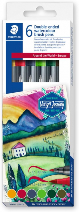 GRI CARIOCA STAEDTLER MARS TIP PENSULA DOUA CAPETE ST-3001-C6-1 [1]