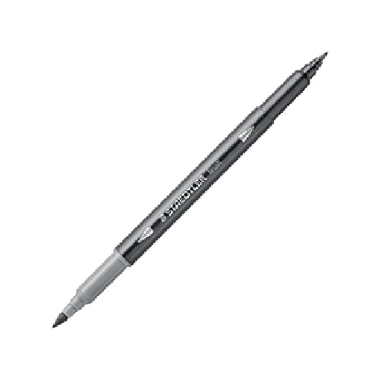 GRI CARIOCA STAEDTLER TIP PENSULA AQUARELL 2 CAPETE GRI DESCHIS 3001-82 [1]