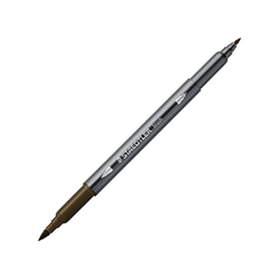 GRI CARIOCA STAEDTLER TIP PENSULA AQUARELL 2 CAPETE MARO TABAC 3001-77 [1]