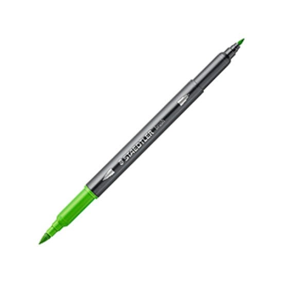 GRI CARIOCA STAEDTLER TIP PENSULA AQUARELL 2 CAPETE VERDE DESCHIS 3001-51 [1]