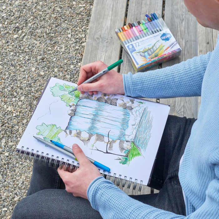 GRI CARIOCI STAEDTLER 2 CAPETE  12/SET CUTIE CARTON ST-3200-C12 [4]