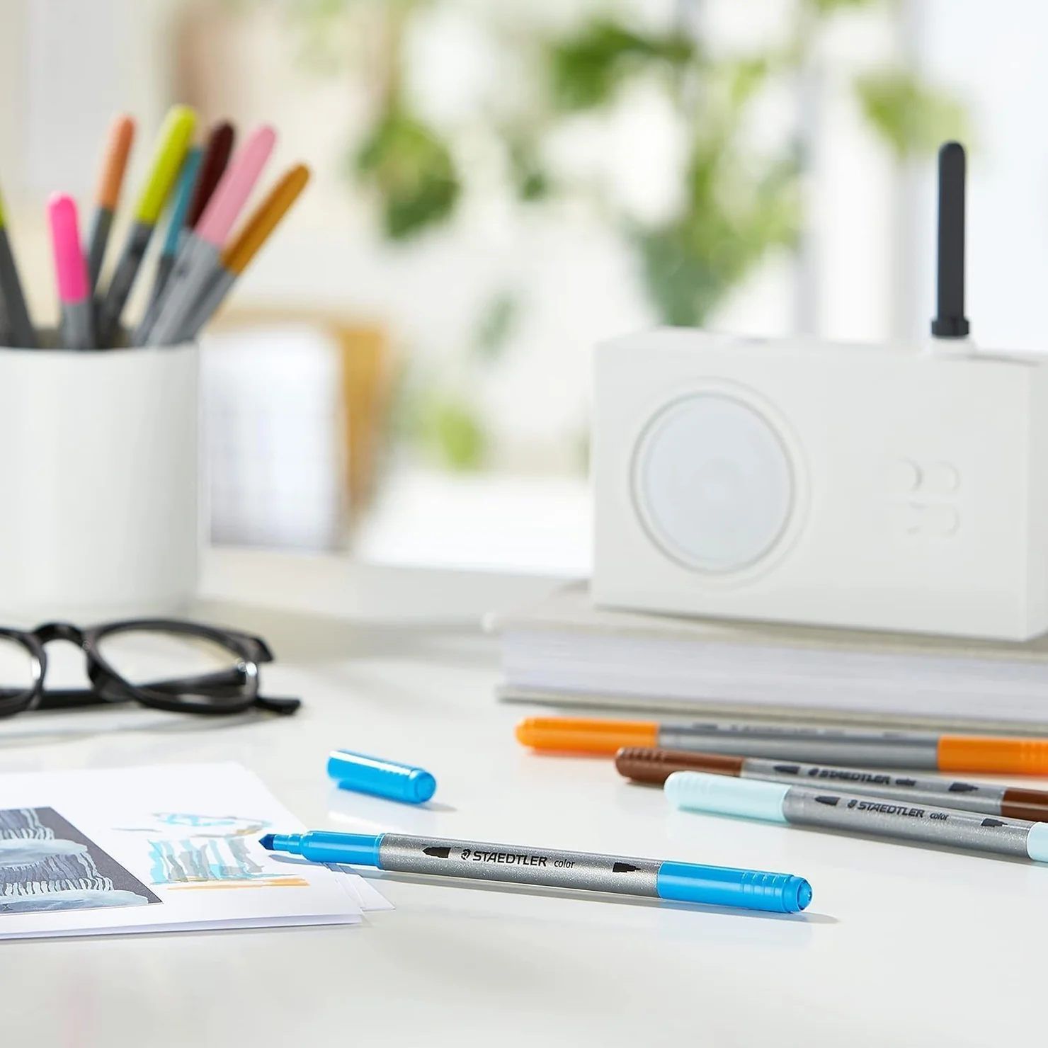 CARIOCI STAEDTLER 2 CAPETE CULORI PASTEL  12/SET CUTIE CARTON ST-3200-C12pa [2]