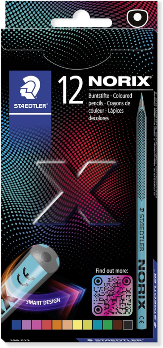 GRI CREIOANE COLORATE 12/SET STAEDTLER NORIX CUTIE CARTON ST-186-C12 [1]
