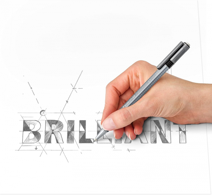 GRI SET CREION MECANIC STAEDTLER 774 0.7MM GRI +MINE 774-27-BK25D [3]