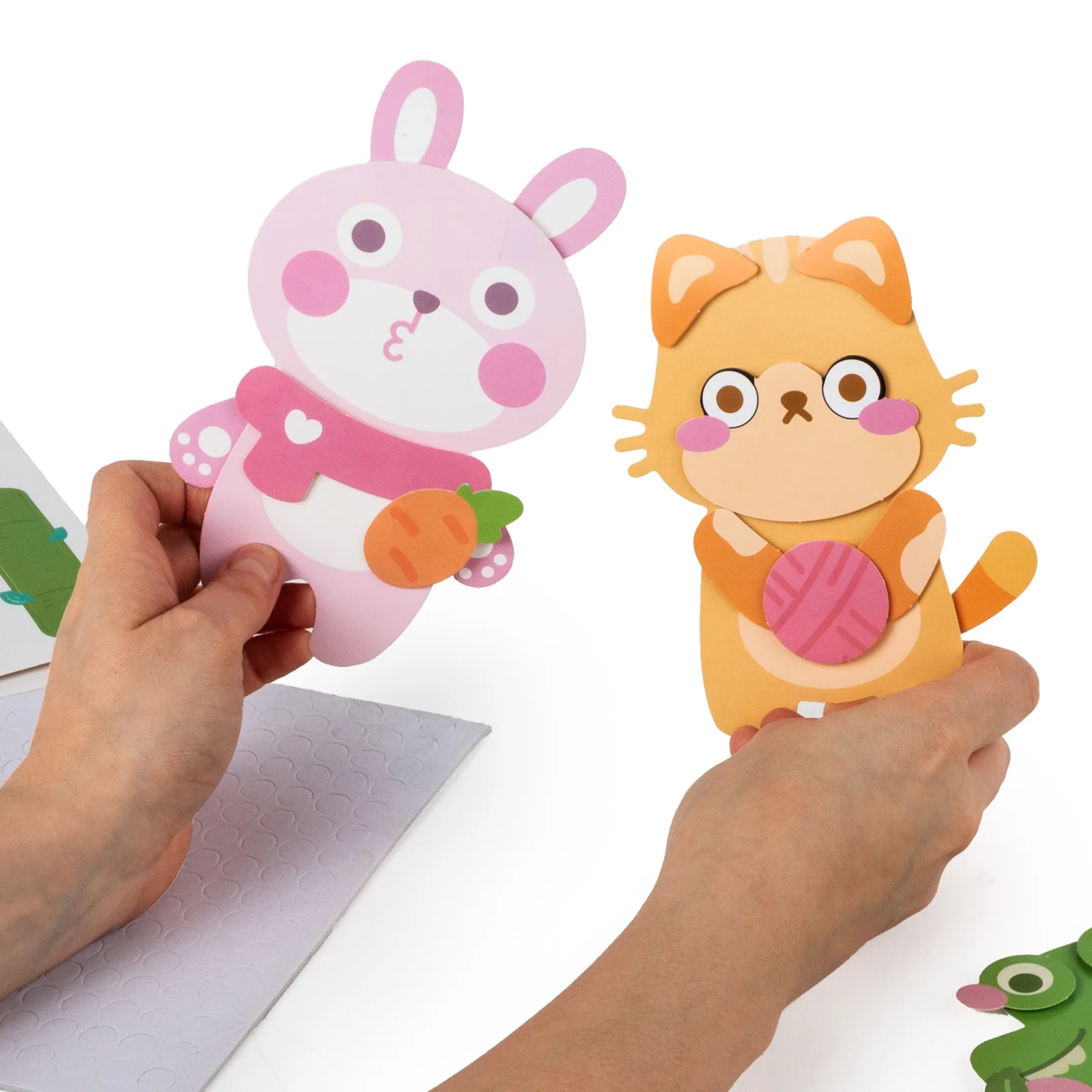 Joc Creativ 3D Kidea - Creează-ți 8 Animale din Carton [4]