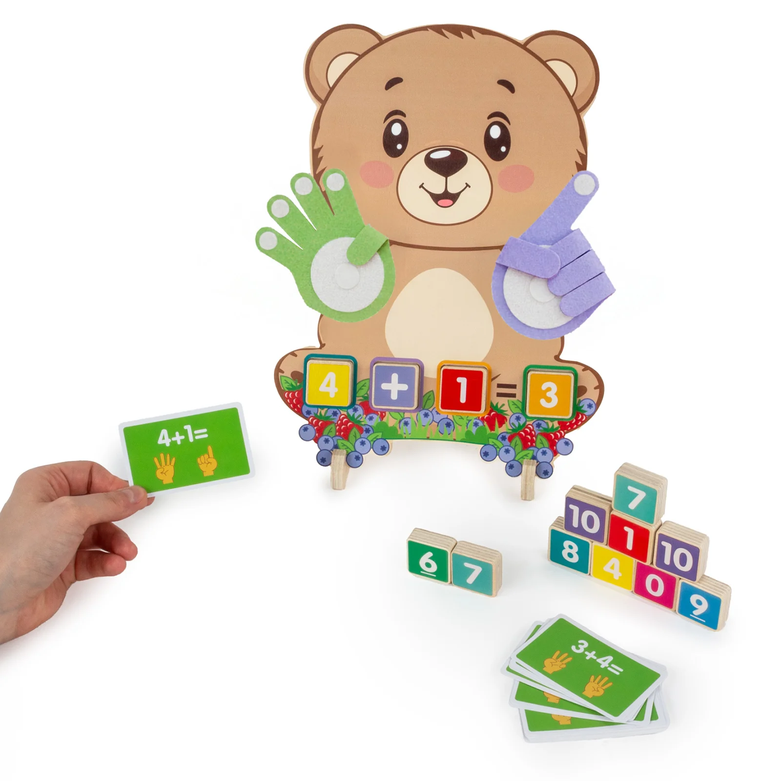 Joc Educativ Matematică Fetru Kidea Ursuleț [5]