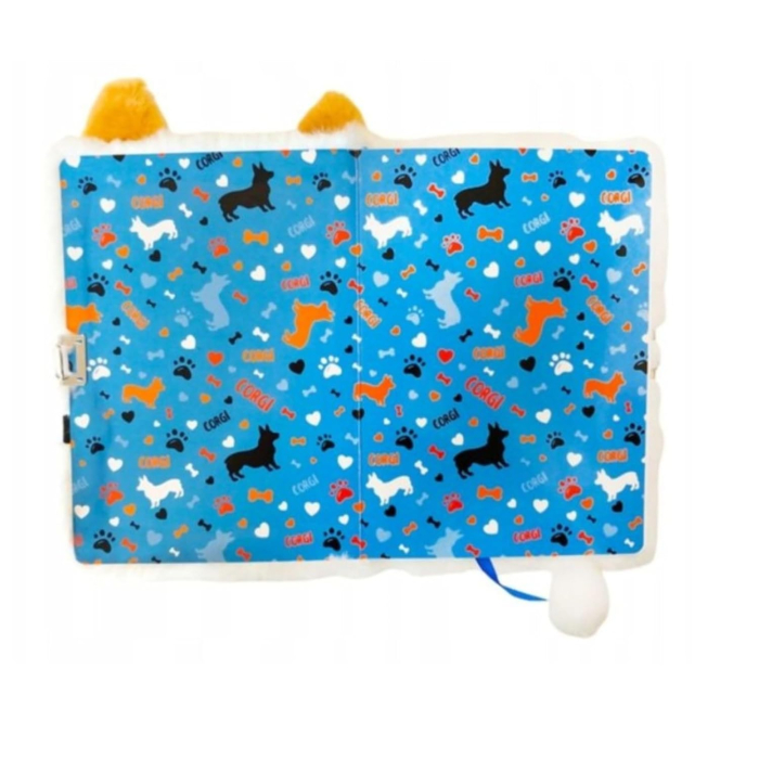Jurnal cu Lacăt 3D A5 My Little Friend Corgi Puf 96 File [2]