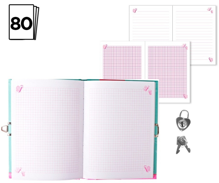 JURNAL CU LACAT IPB 178*130MM 80F CERVANTES FLUTURI PB891-10 [2]