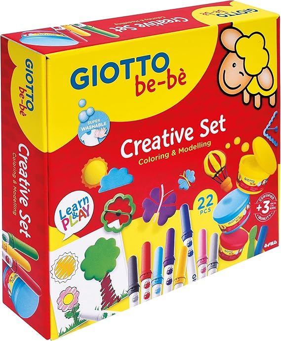 Kit Creativ Giotto be-bè 22 Piese - Colorat & Modelat [2]