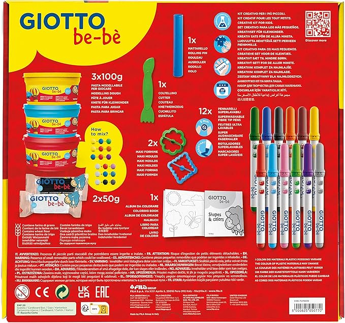 Kit Creativ Giotto be-bè 22 Piese - Colorat & Modelat [4]