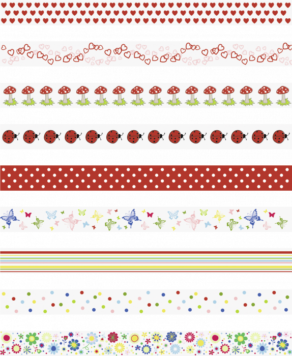 KP BANDA DECOR 15MM*10M SPRING CULORI ASORTATE HEYDA 3584395 [1]