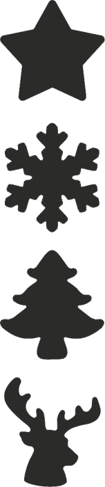 BRELOC MINI PERFORATOR DECORATIV HEYDA 1CM MOTIV CRACIUN 3687681 [3]