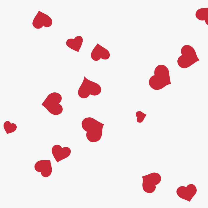 Carton Decor A4 200g Inimi Roșii Heyda [3]