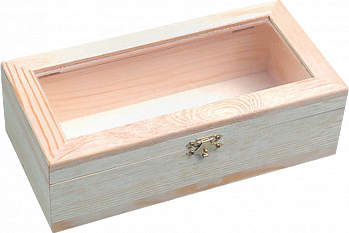 KP CUTIE LEMN 24*12*7.5CM CAPAC TRANSPARENT 8735721 [1]