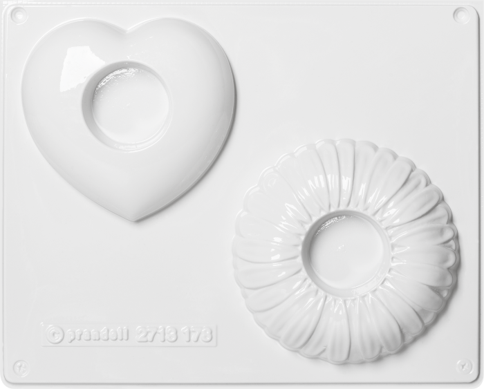 FORME MODELAJ 105-115MM ALB SUPORT LUMANARE FLOARE/INIMA 2713178 [4]