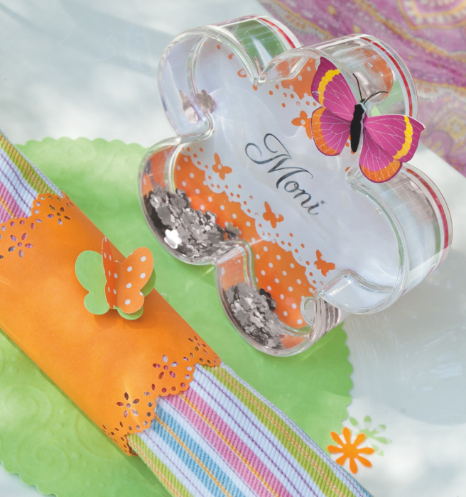 GLOB DECORATIV ACRIL 10x10x4CM FLOARE GLITTER 4888405 [2]