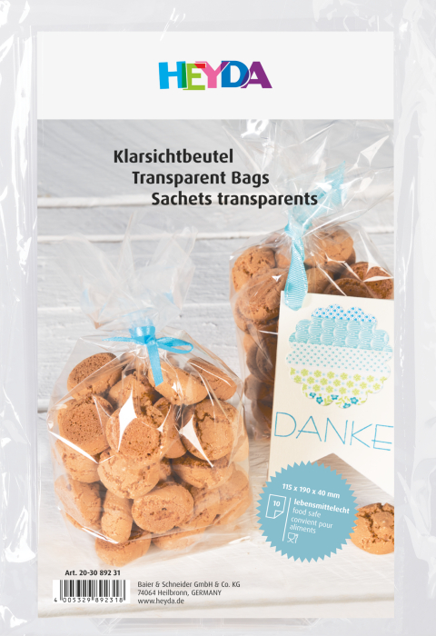 PUNGA CELOFAN HEYDA 115*190MM TRANSPARENT 10/SET 3089231 [2]