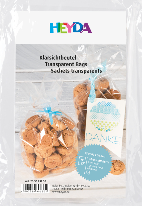 PUNGA CELOFAN HEYDA 95*160MM TRANSPARENT 10/SET 3089230 [2]