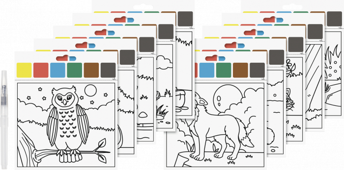 KP SET DE COLORAT 15*18CM ANIMALE DIN PADURE 4870762 [2]