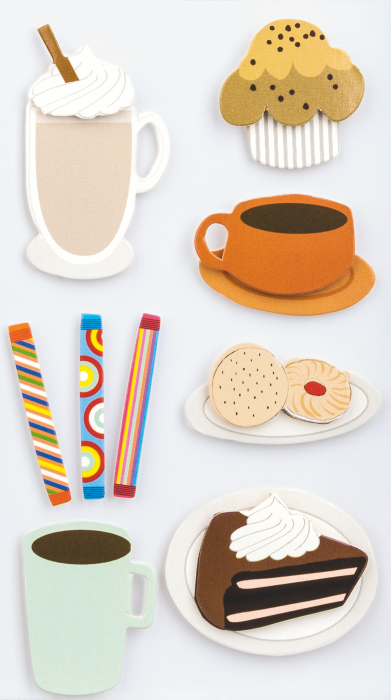 KP STICKER DECOR 7.5*16.5CM CAFEA 9 PCS 3780618 [1]