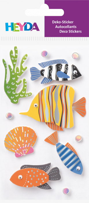 KP STICKER DECOR 7.5*16.5CM PESTI TROPICALI 11 PCS 3780648 [2]