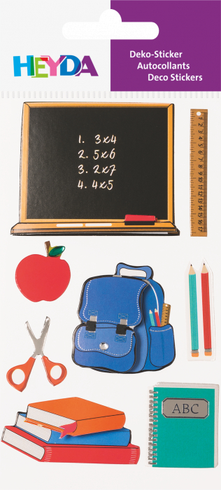 KP STICKER DECOR 7.5*16.5CM SCOALA 8 PCS 3780662 [2]