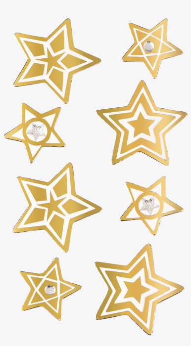 STICKER DECOR 7.5*16.5CM STELE AURII 8PCS 3780669 [2]
