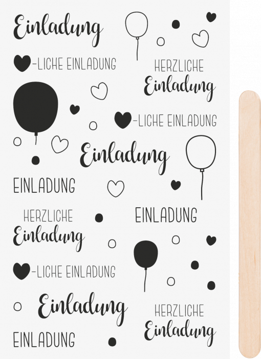 KP STICKERE TRANSFERABILE DIVERSE MESAJE NEGRE 10*19CM 3780902 [1]