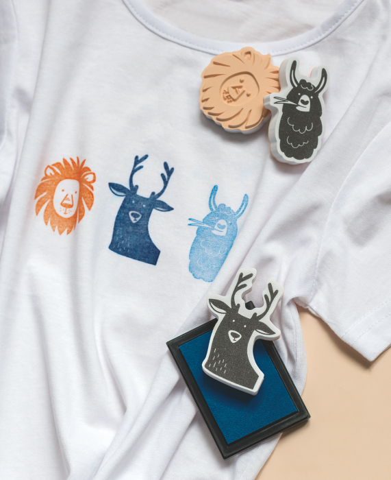 KP TUSIERA STAMPILA TEXTILE ALBASTRU INCHIS 4888535 [3]