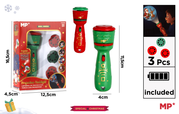 LANTERNA PROIECTOR COPII IPB 24 IMAGINI CRACIUN CH57038 [1]