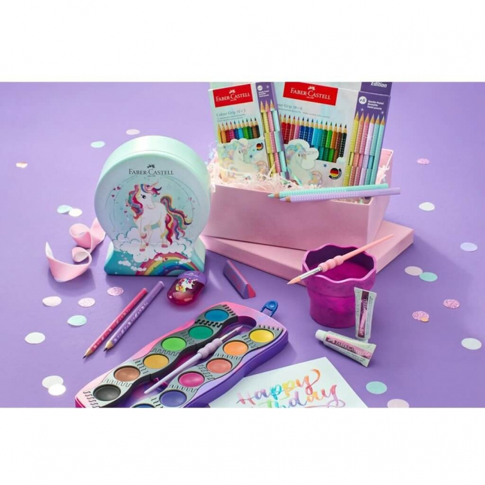 LEC PAHAR PICTURA FABER-CASTELL CLICK-GO UNICORNI ROZ MARMORAT FC181527 [4]