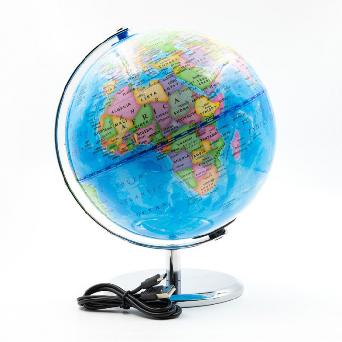 LEG GLOB PAMANTESC SCOALA 20cm CU BEC SI CABLU USB G573 [1]