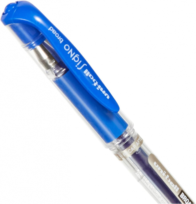 LEG PIX UNI-BALL CU GEL UM153 ALBASTRU 1.0mm P3416 [2]