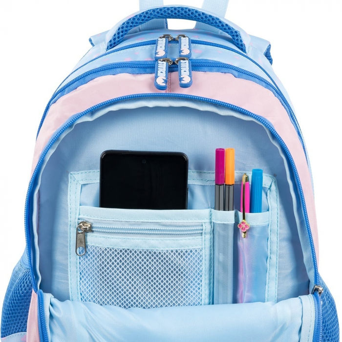 MA RUCSAC SCOLAR 4 COMPARTIMENTE BPL-58 STITCH DON'T WORRY BEACH HAPPY 679056 [4]