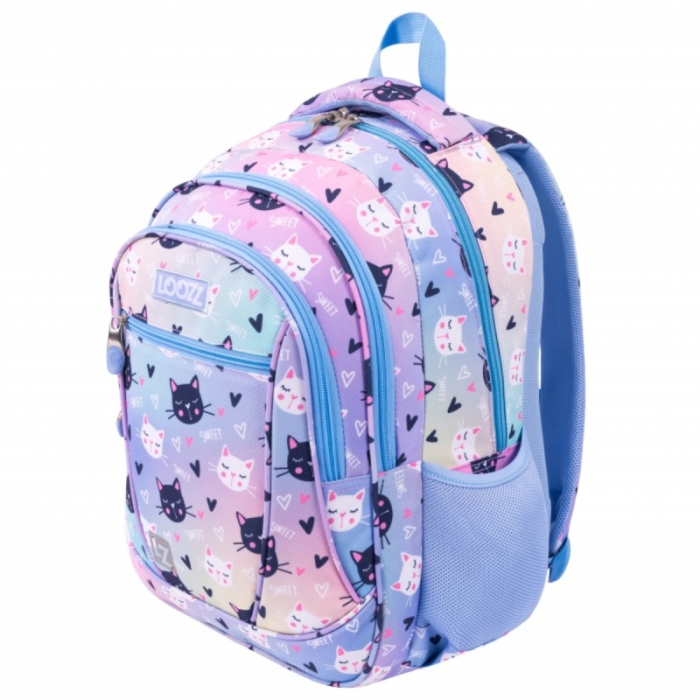 RUCSAC SCOLAR PREMIUM LOOZZ 3 COMPARTIMENTE HAPPY CATS 720079 [3]